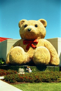 152 Florida 2001 - Internation Drive Orlando, een grote speelgoedwinkel tegen over ons hotel 01-04-2001