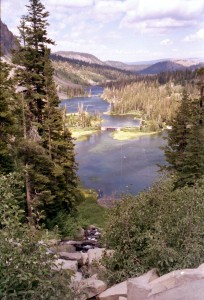 Onderweg van Yosimite naar Mammoth Lakes - Twin Lakes 04-09-1996